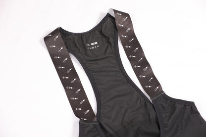 Close up of bib strap design - Lyvo Cycling