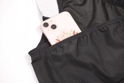 Youth Casual Look Padded Cargo Bib Shorts phone pocket - Lyvo Cycling